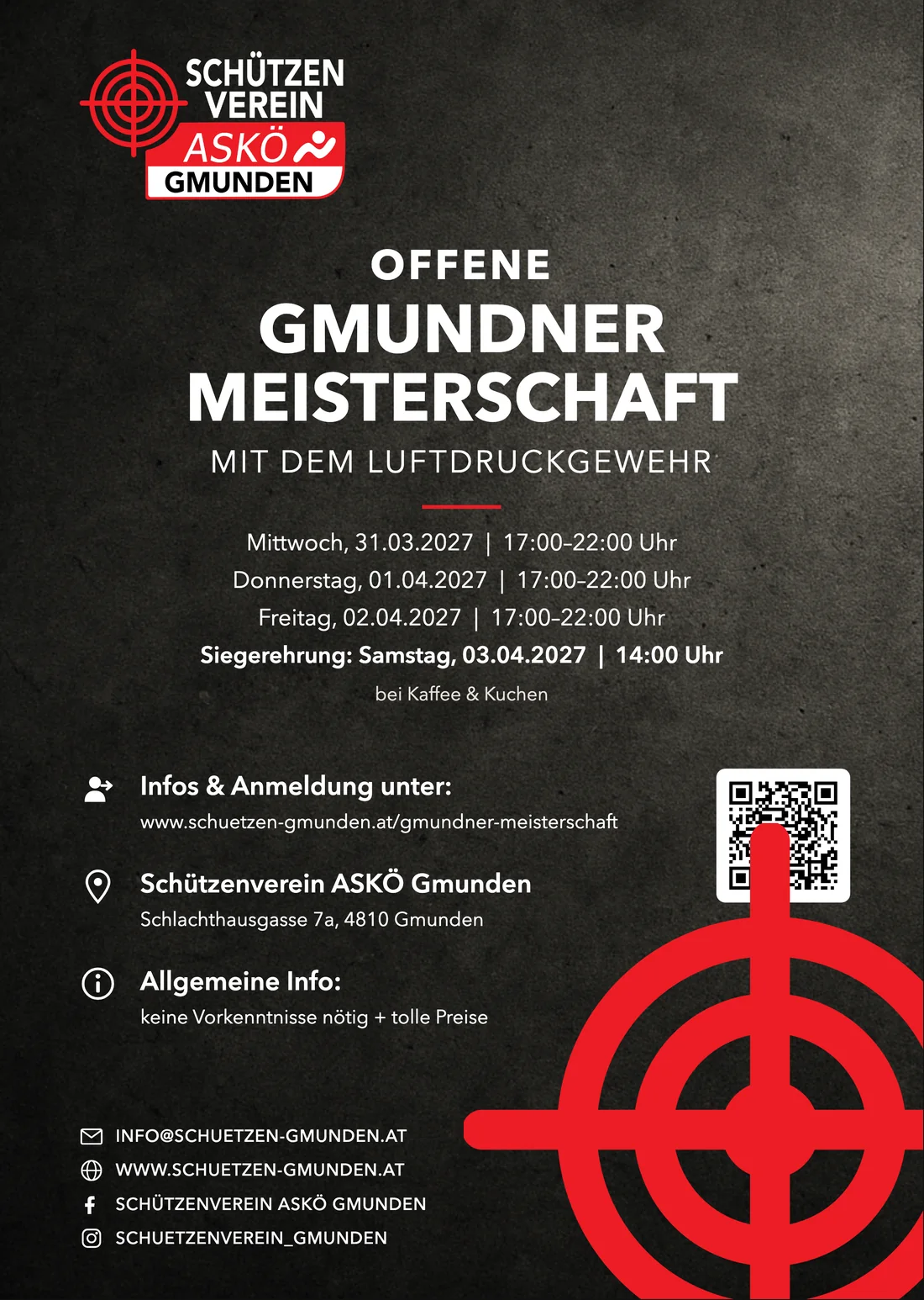 Plakat der Stadtmeisterschaft 2027